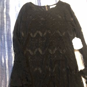 Altar’d State Black Lace Dress